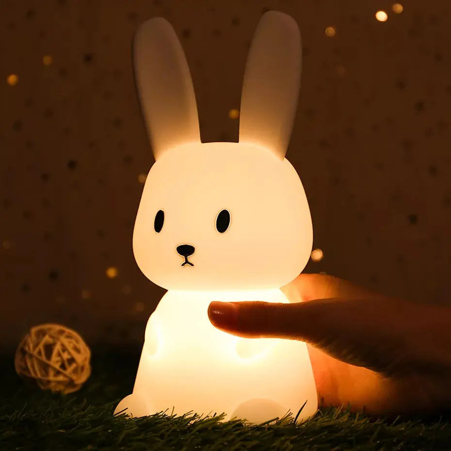 Copain Lapin _ Copet _ Compagnon _ Veilleuse _ mignonne _ tactile