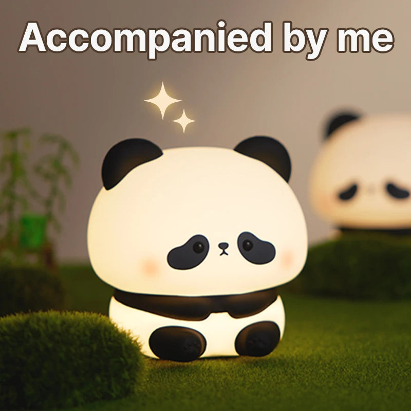 Copain Panda _ Copet _ Compagnon _ Veilleuse _ mignonne _ tactile