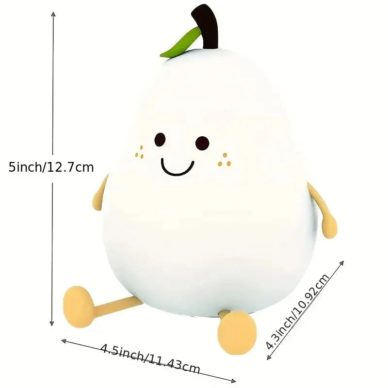Copain Poire _ Copet _ Compagnon _ Veilleuse _ mignonne _ tactile