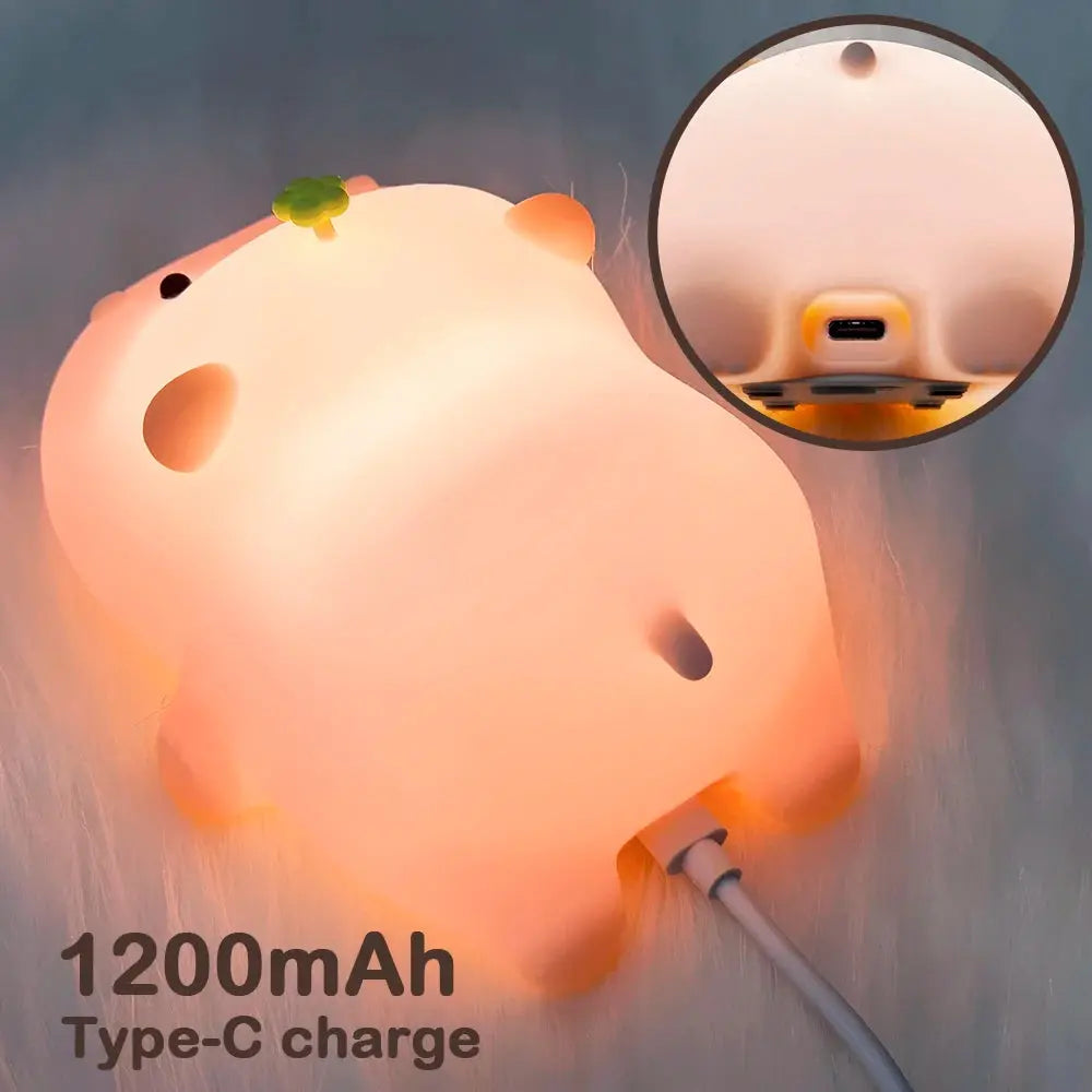 Copain Hippo _ Copet _ Compagnon _ Veilleuse _ mignonne _ tactile