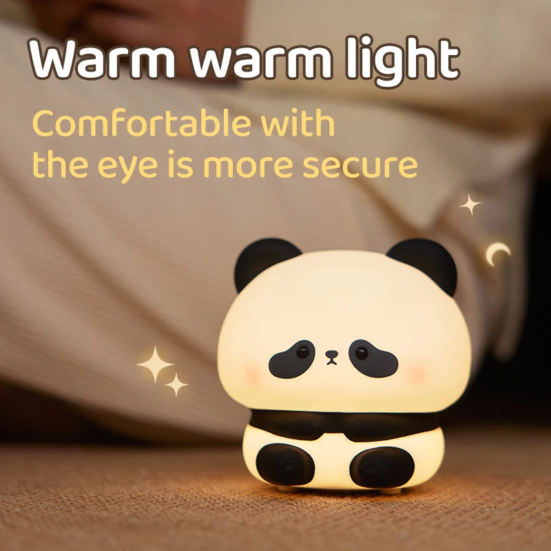 Copain Panda _ Copet _ Compagnon _ Veilleuse _ mignonne _ tactile