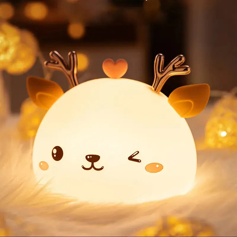 Copain Cerf _ Copet _ Compagnon _ Veilleuse _ mignonne _ tactile
