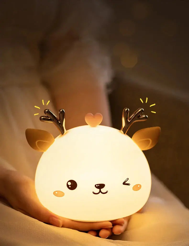 Copain Cerf _ Copet _ Compagnon _ Veilleuse _ mignonne _ tactile
