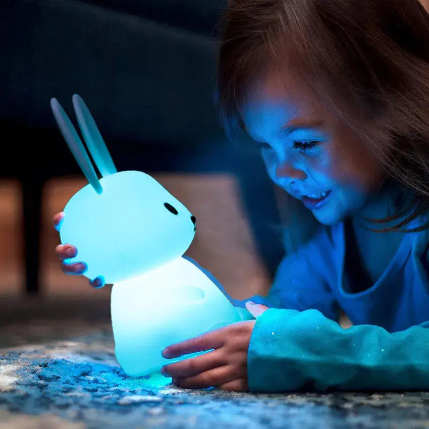 Copain Lapin _ Copet _ Compagnon _ Veilleuse _ mignonne _ tactile
