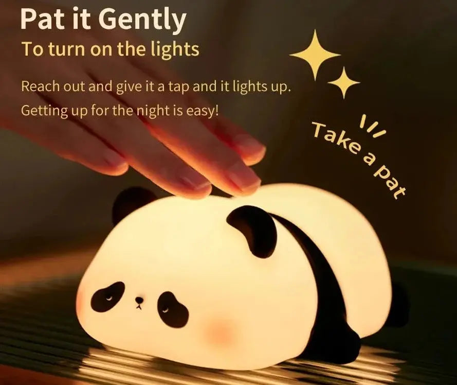 Copain Panda _ Copet _ Compagnon _ Veilleuse _ mignonne _ tactile