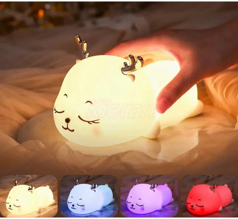 Copain Renne _ Copet _ Compagnon _ Veilleuse _ mignonne _ tactile