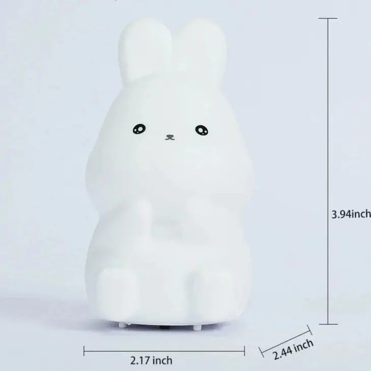 Copain Bunny _ Copet _  Compagnon _ Veilleuse _ mignonne _ tactile 