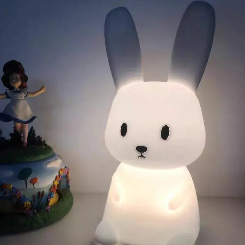 Copain Lapin _ Copet _  Compagnon _ Veilleuse _ mignonne _ tactile 